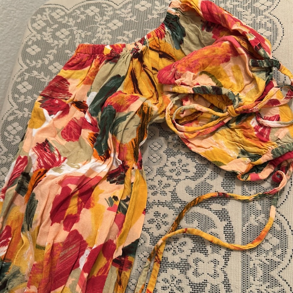 Cassee’s Floral Women’s Dress Small NWOT Bohemian Floral - Picture 14 of 14